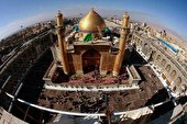 ببینید | شستشوی گنبد مطهر امیر المومنین علیه‌السلام در آستانه اربعین