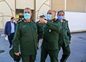 بازدید فرماندهان فراجا و نیروی زمینی سپاه از پایانه مرزی میرجاوه