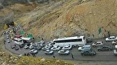 تردد در مسیر ایلام - مهران پرحجم اما روان و بدون گره ترافیکی است