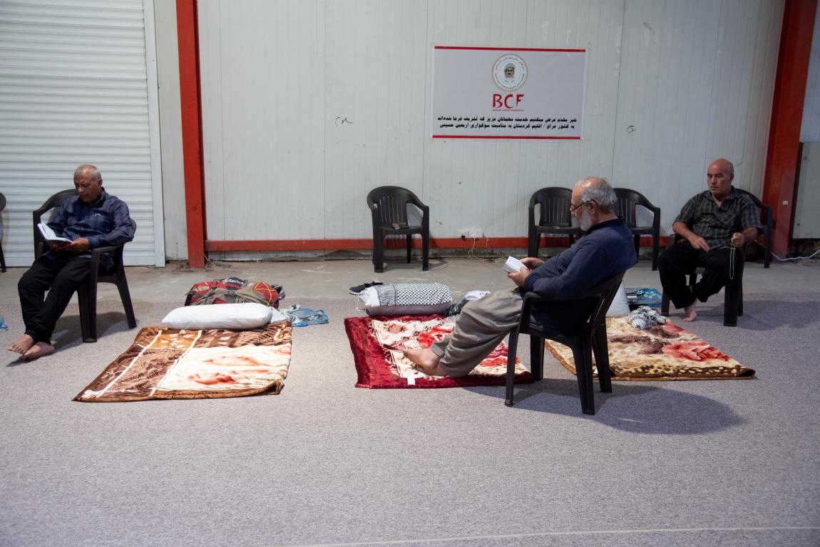 موکب نمایشگاه بین المللی شهر اربیل پذیرای زاِئران حسینی از مرز تمرچین موکب نمایشگاه بین المللی شهر اربیل پذیرای زاِئران حسینی از مرز تمرچین