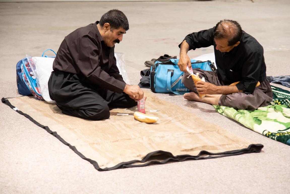 موکب نمایشگاه بین المللی شهر اربیل پذیرای زاِئران حسینی از مرز تمرچین موکب نمایشگاه بین المللی شهر اربیل پذیرای زاِئران حسینی از مرز تمرچین