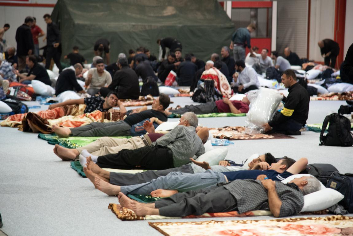 موکب نمایشگاه بین المللی شهر اربیل پذیرای زاِئران حسینی از مرز تمرچین موکب نمایشگاه بین المللی شهر اربیل پذیرای زاِئران حسینی از مرز تمرچین