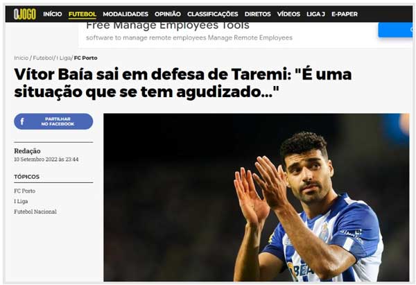 عکس | شکایت پورتو علیه داوران در حمایت از طارمی