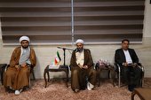 دیدار مدیرکل بنیاد هرمزگان با امام جمعه شهرستان قشم