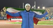 الهه علیزاده در مسابقات آسیایی  مدال برنز گرفت