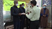 تجلیل از ماموران انتظامی و بسیجی حاجی آباد
