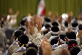 گزارش تصویری | تصاویر دیدار صدها تن از بسیجیان با رهبر انقلاب