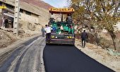 آسفالت معابر اصلی روستای مزداران فیروزکوه