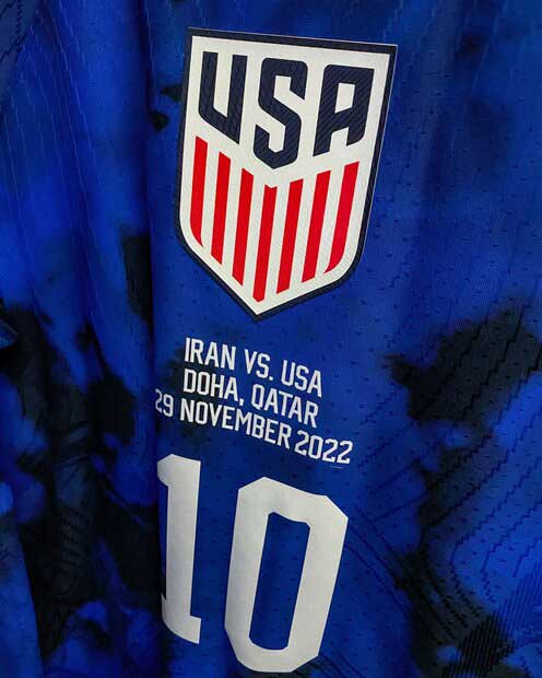 عکس | پیراهن تیم ملی آمریکا برای بازی با ایران