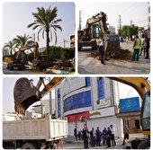 عملیات اصلاح و بهسازی بلوار آیت الله طالقانی آغاز شد