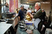 گزارش تصویری | ضیافت افطاری فلسطینی