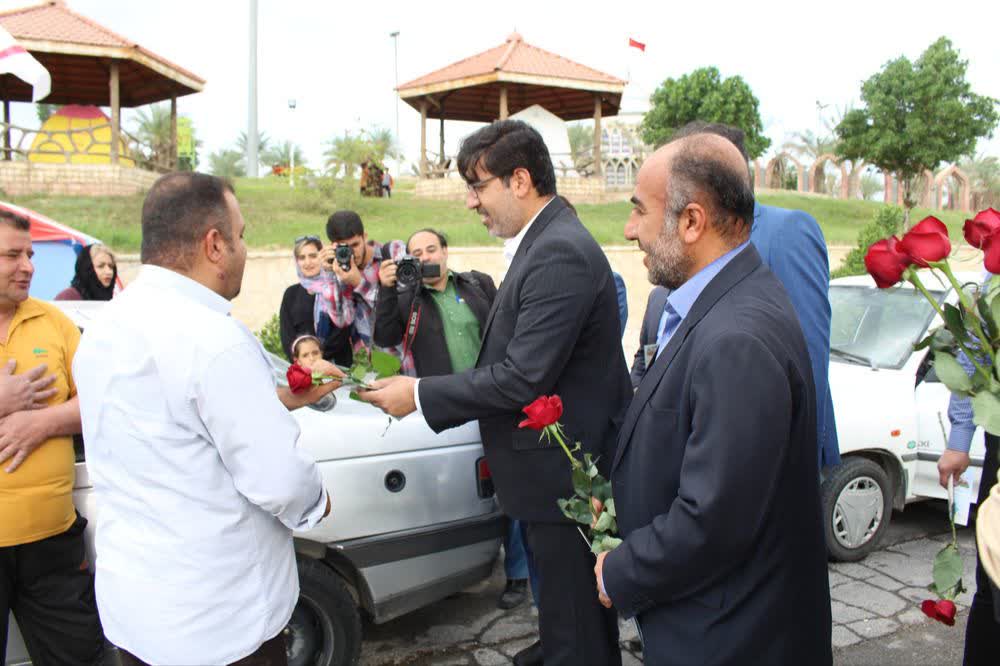 آئین استقبال از مسافرین نوروزی برگزار شد