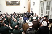 گزارش تصویری | دیدار فرماندهان و مسئولان ارشد نیروهای مسلح با رهبر انقلاب