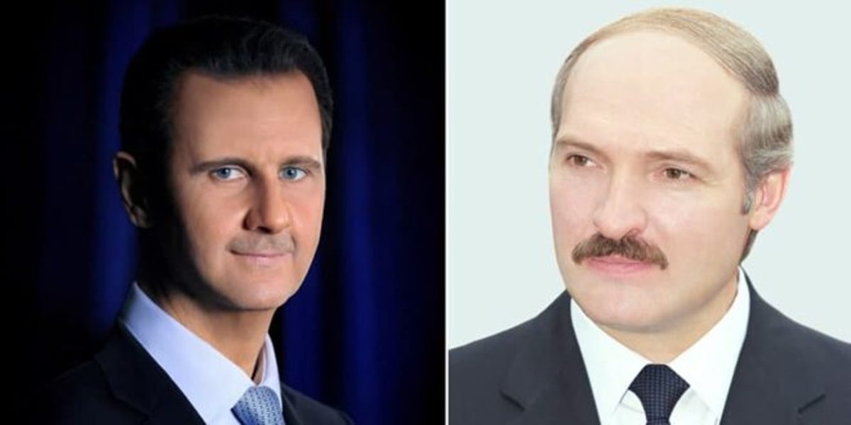 تاکید لوکاشنکو بر حمایت از سوریه در پیام تبریک به بشار اسد