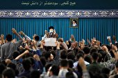 گزارش تصویری | دیدار رمضانی دانشجویان با رهبر انقلاب