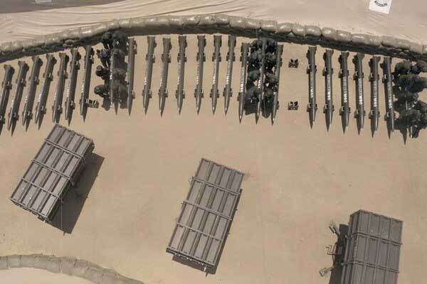 عکس و فیلم | موشک‌های M۹۰ القسام در راه تل آویو 