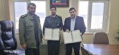 امضای تفاهم نامه همکاری شورای هماهنگی مبارزه با مواد مخدر و سپاه حضرت جواد الائمه(ع) استان