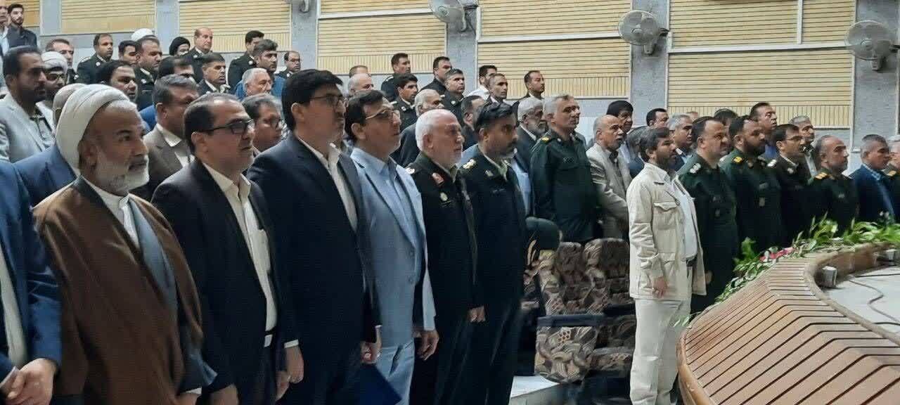 مراسم تودیع و معارفه فرمانده انتظامی شهرستان دشتستان