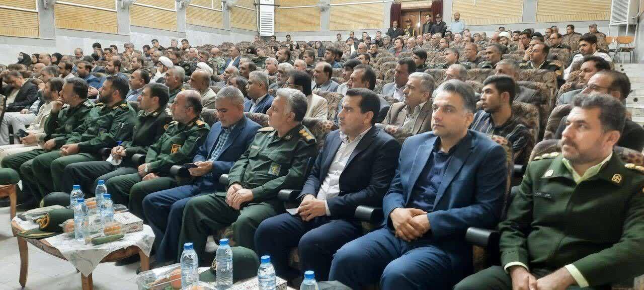 مراسم تودیع و معارفه فرمانده انتظامی شهرستان دشتستان