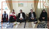 از خانواده های تحت پوشش بهزیستی و کمیته امداد در دشتی دیدار شد