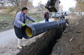 پیشرفت ۳۰ درصدی اجرای شبکه جمع‌آوری فاضلاب کنارگذر کبودراهنگ  