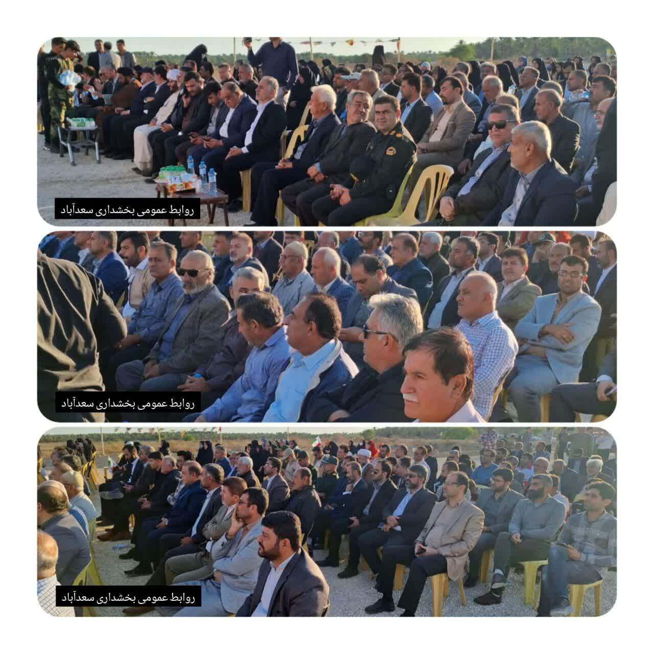 افتتاح و کلنگ زنی پروژه های عمرانی در شهرستان دشتستان