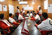 دبیرکل جمعیت هلال احمر وارد چابهار شد