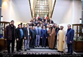 دیدار جمعی از مدیران مسئول منتخب و فعالان برگزیده کانون‌های فرهنگی هنری مساجد 
