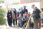 کاشت نهال در محلات هدف بازآفرینی شیراز