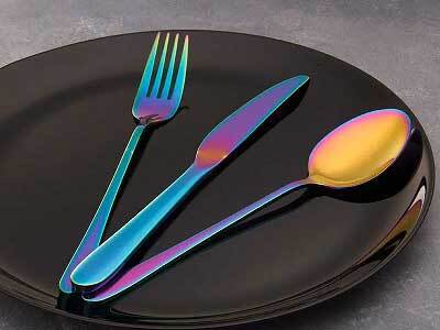 راهنمای خرید قاشق چنگال رنگی (طلایی و هفت رنگ؛ دو رنگ محبوب) راهنمای خرید قاشق چنگال رنگی (طلایی و هفت رنگ؛ دو رنگ محبوب)