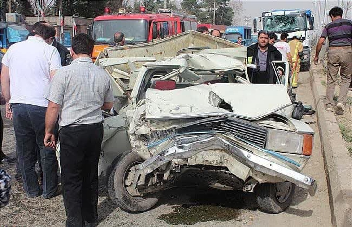 11 کشته وزخمی در برخورد پیکان و پراید در محور کوهپایه_کرمان