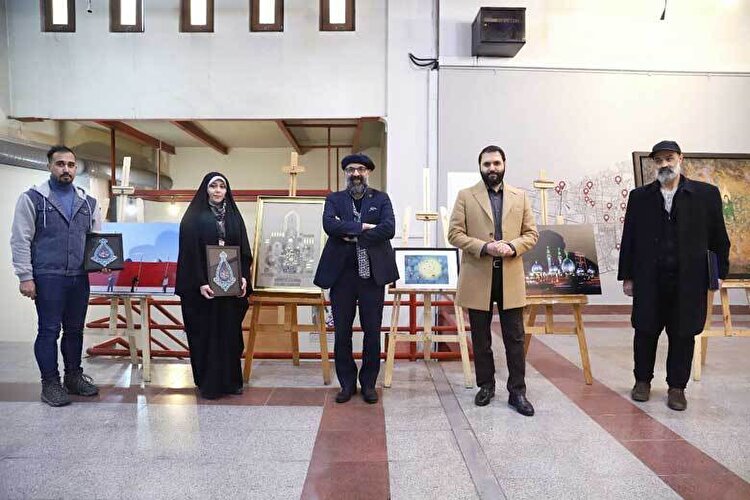 تجلیل از پدیدآورندگان آثار مهدوی در نمایشگاه شانزدهمین جشنواره هنر‌های تجسمی فجر