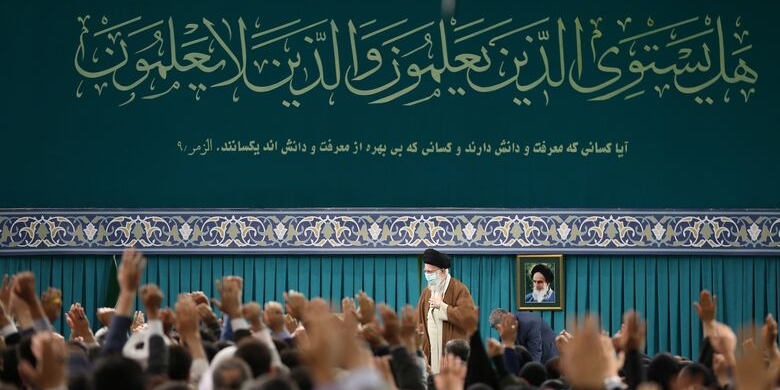 جمعی از معلمان و فرهنگیان با رهبر انقلاب دیدار کردند جمعی از معلمان و فرهنگیان با رهبر انقلاب دیدار کردند
