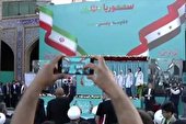 ببینید | اجرای سرود توسط کودکان سوری مقابل رئیس‌ جمهور