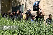 گزارش تصویری | مراسم تشییع پیکر حسام محمودی