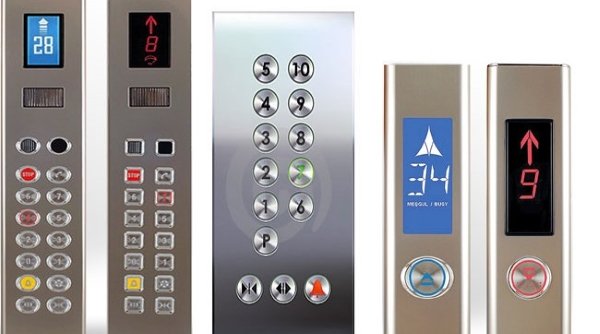 پنل شستی آسانسور و انواع آن