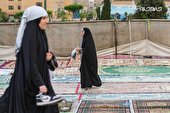 گزارش تصویری | نماز عید فطر در حرم عبدالعظیم حسنی