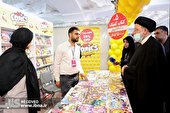 گزارش تصویری | بازدید رئیس جمهور از نمایشگاه بین‌المللی کتاب تهران