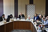 نشست مشترک رئیس دانشگاه و نماینده مردم شریف شهرستان مبارکه در مجلس شورای اسلامی
