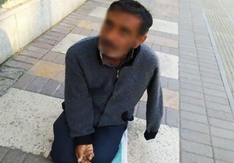 گدای معلول‌نما در قزوین دستگیر شد
