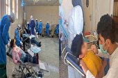 خدمت رسانی یک گروه جهادی به دانش آموزان مناطق محروم پشتکوه