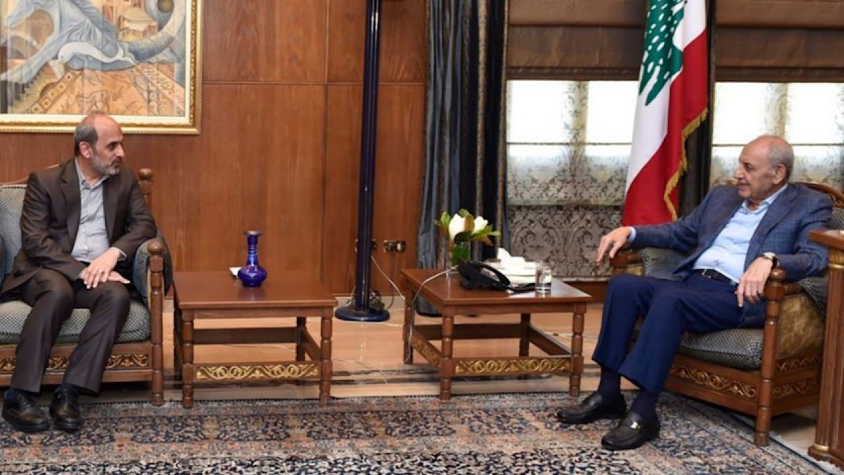رئیس سازمان صدا و سیمای جمهوری اسلامی ایران و هیئت همراه در سفر به لبنان با نبیه بری رئیس مجلس این کشور دیدار و گفتگو کرد.