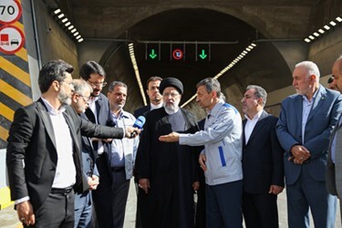 قطعه جدید آزادراه تهران ـ شمال صبح امروز با حضور رئیس‌جمهور بهره‌برداری شد.