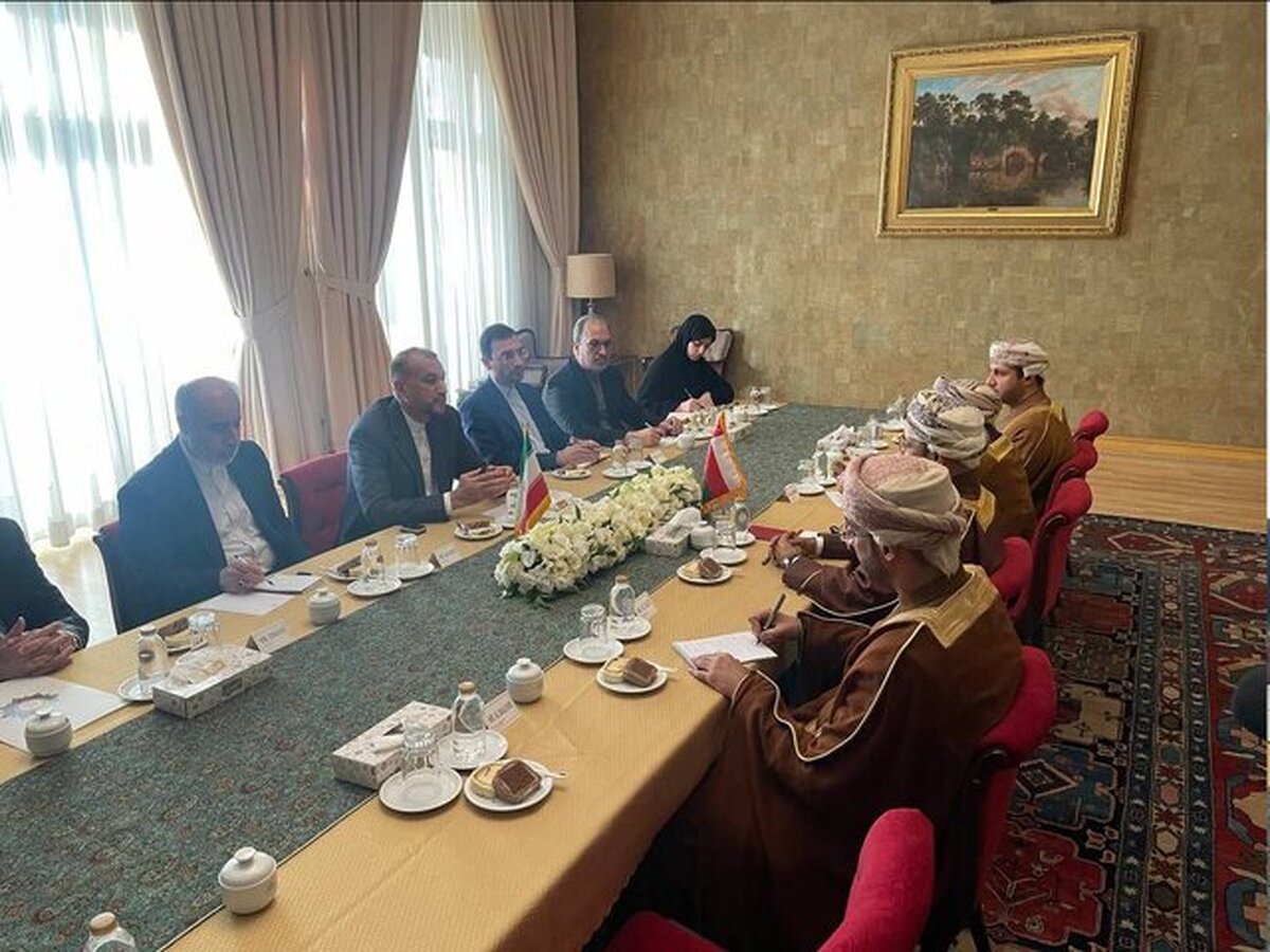 مذاکرات وزیران امور خارجه ایران و عمان در تهران آغاز شد.