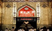ببینید | حرم امام علی (ع) سیاهپوش شد 