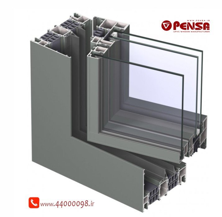 نسل جدید بهترین پنجره های آلومینیومی ترمال برک شرکت پنسا