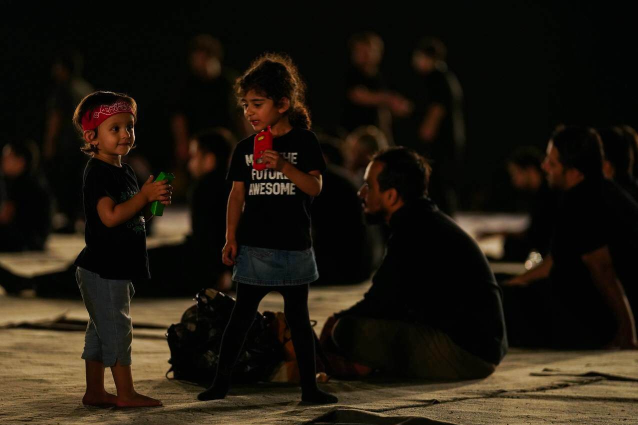 عکس | هیأت ۹۰ هزار مترمربعی سیاه و سفید محمود کریمی