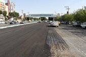 پروژه آسفالت بلوار باهنر با اعتباری بالغ بر ۵۵ میلیارد ریال انجام شد