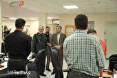 گزارش تصویری | بازدید سردار طلایی نیک سخنگو و معاون توسعه وزارت دفاع از روزنامه جام جم