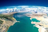 سازمان فضایی ایران کاهش سطح آب دریای خزر را تایید کرد